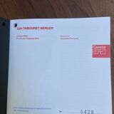 Low shepherd stool by Charlotte Perriand, edition Cassina