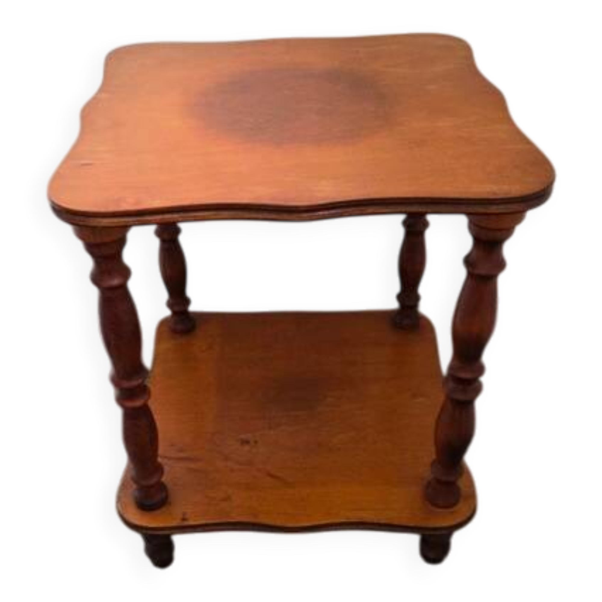 Small vintage wooden side table or bedside table