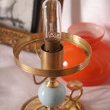 Vintage cellar rat lamp 70 opaline orange