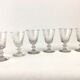 6 crystal glasses of Baccarat Saint Louis XIXeme