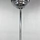 1950s Chrome & Frosted Glass Chandelier