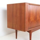Bernhard Pedersen & Søn teak sideboard with tambour doors / Danish Mid-Century Modern design / 1960s