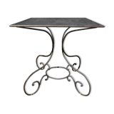 Table de jardin en fer forgé