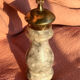 pepper mill, Italian, stone and brass, 1960s