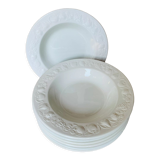 Italian ceramic plates model Fruits