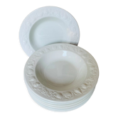 Italian ceramic plates model Fruits