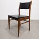 Set of 4 vintage Scandinavian chairs from the 1960s.