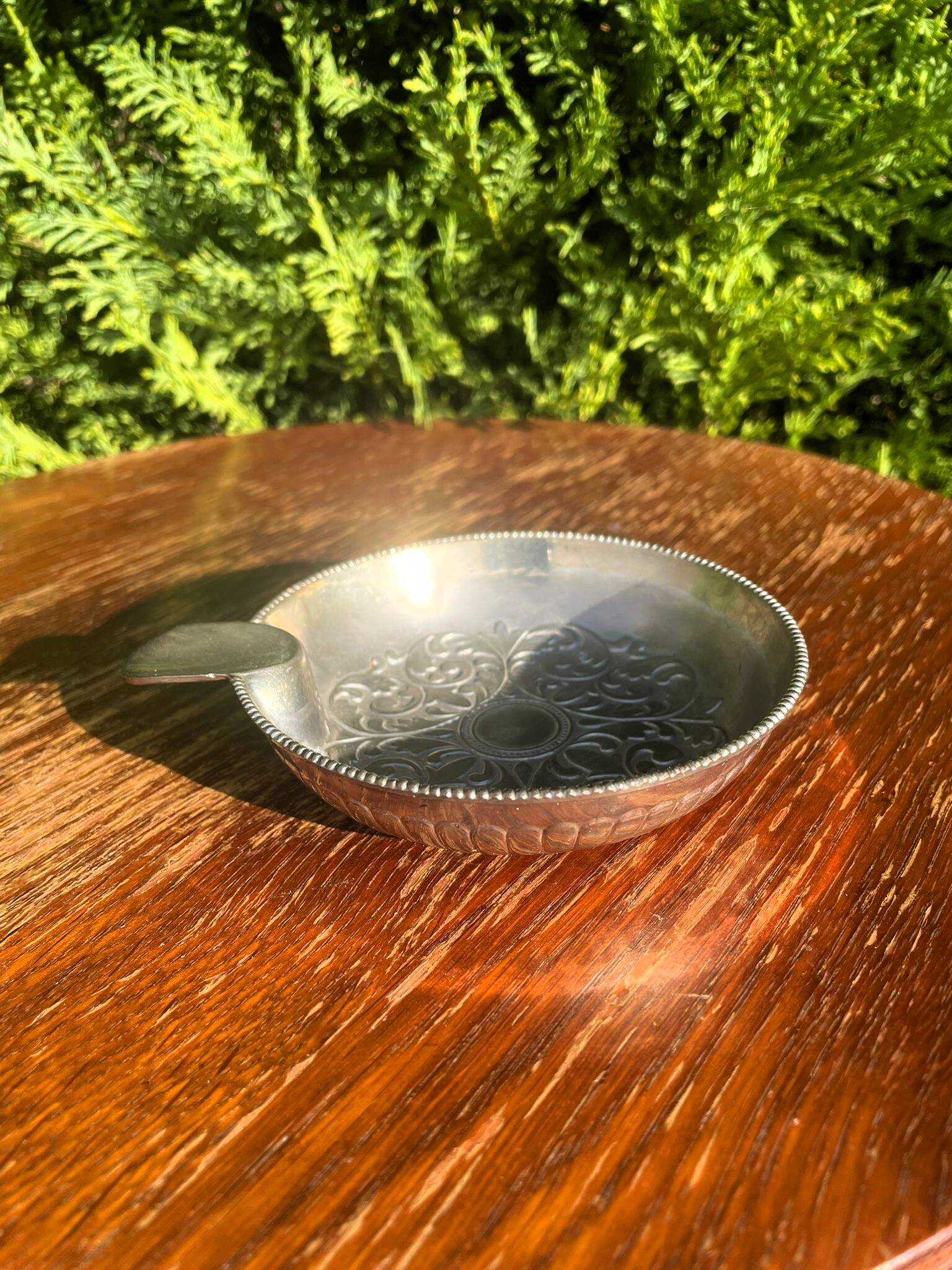 Pewter tray / ashtray