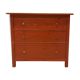 Commode bois rouge