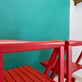 Pair of folding chairs, vintage Habitat