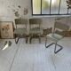 Trio de chaises Tubax 1950