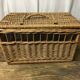Vintage wicker basket