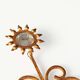 Monumental Bagues style crystal and gilt central sconce by Banci Firenze