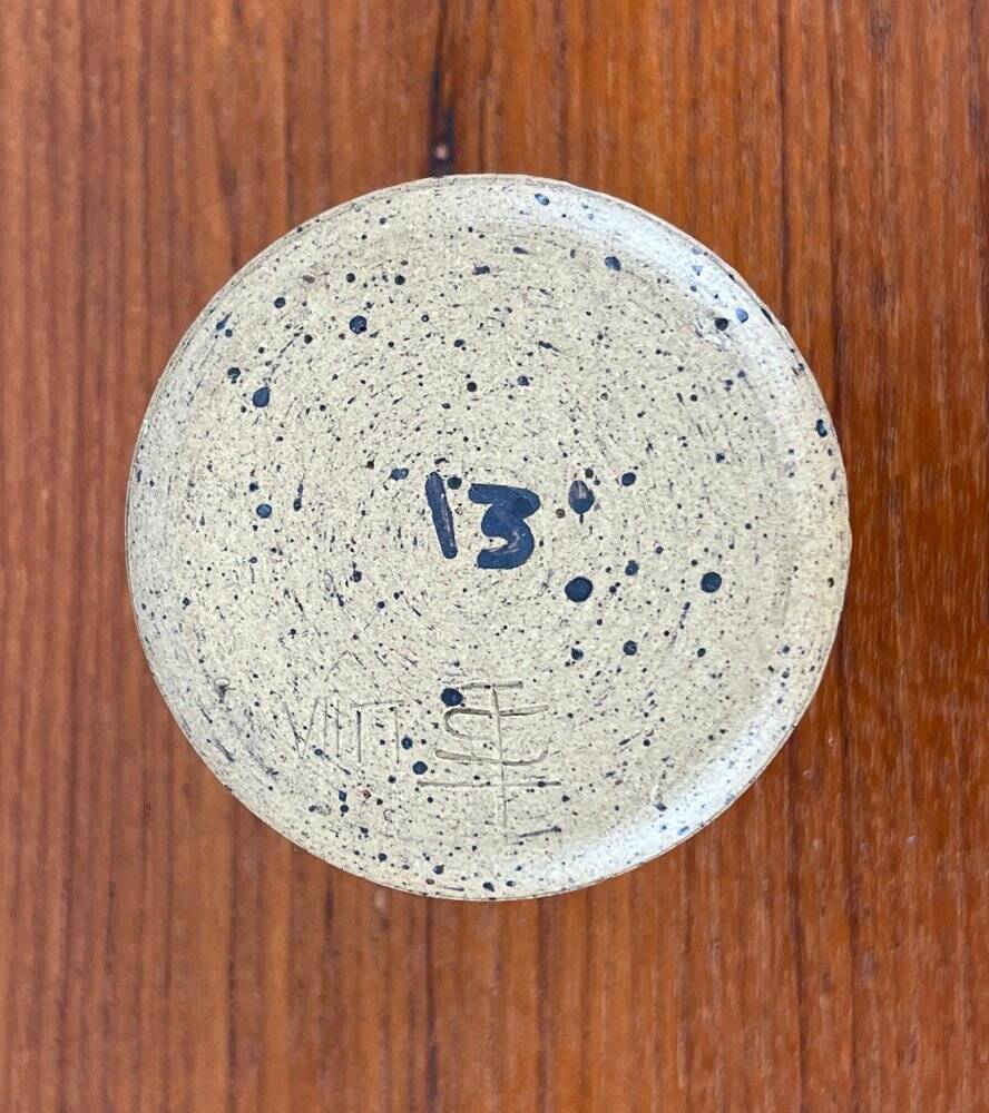 Small ceramic vase from a German workshop from the mid-century by Walter Stürmer, 1960s.