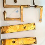 Brass door handle