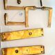 Brass door handle