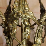 Ancien lustre en bronze style Louis XVI