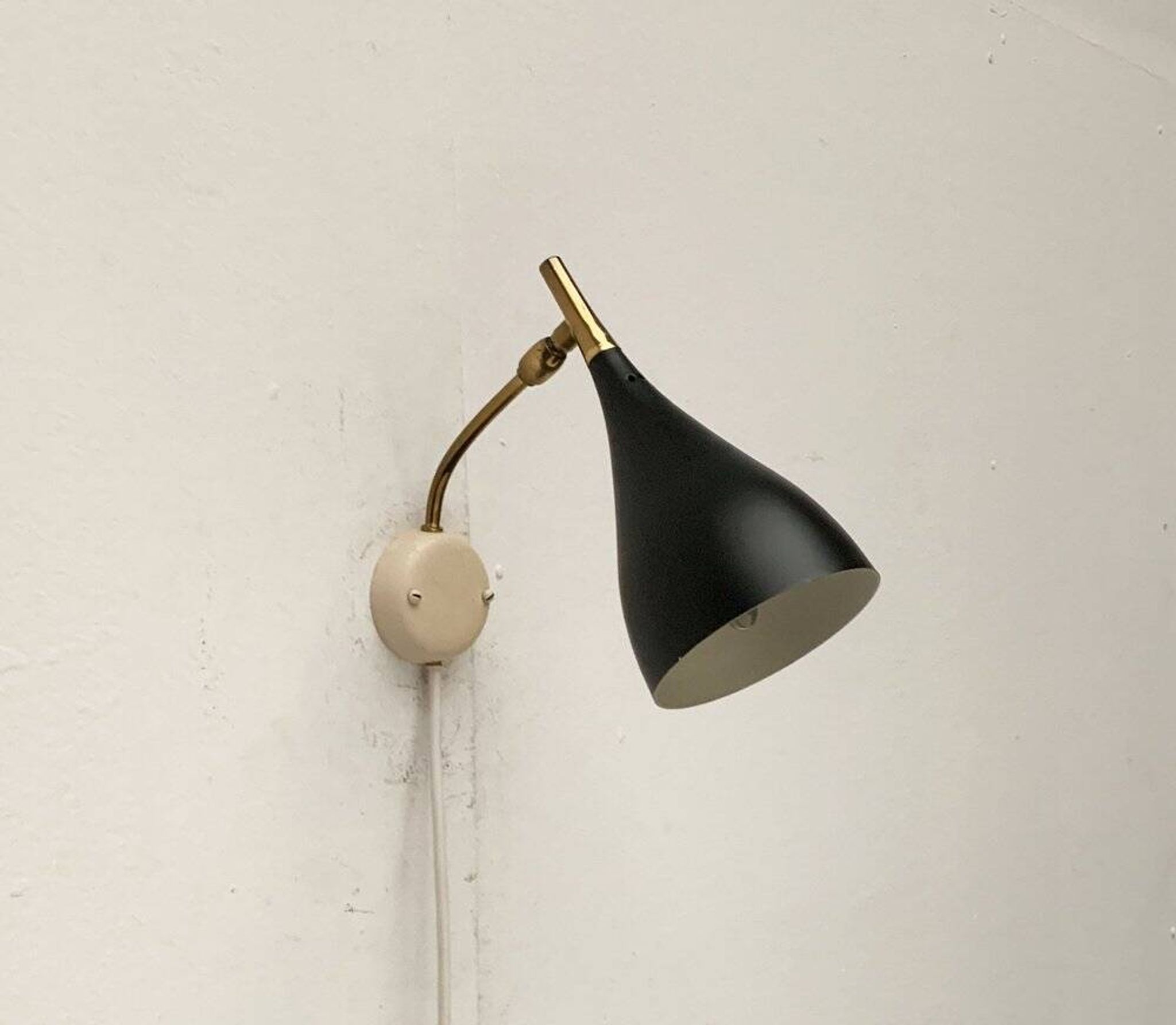 Lampe murale allemande du milieu du siècle par Cosack