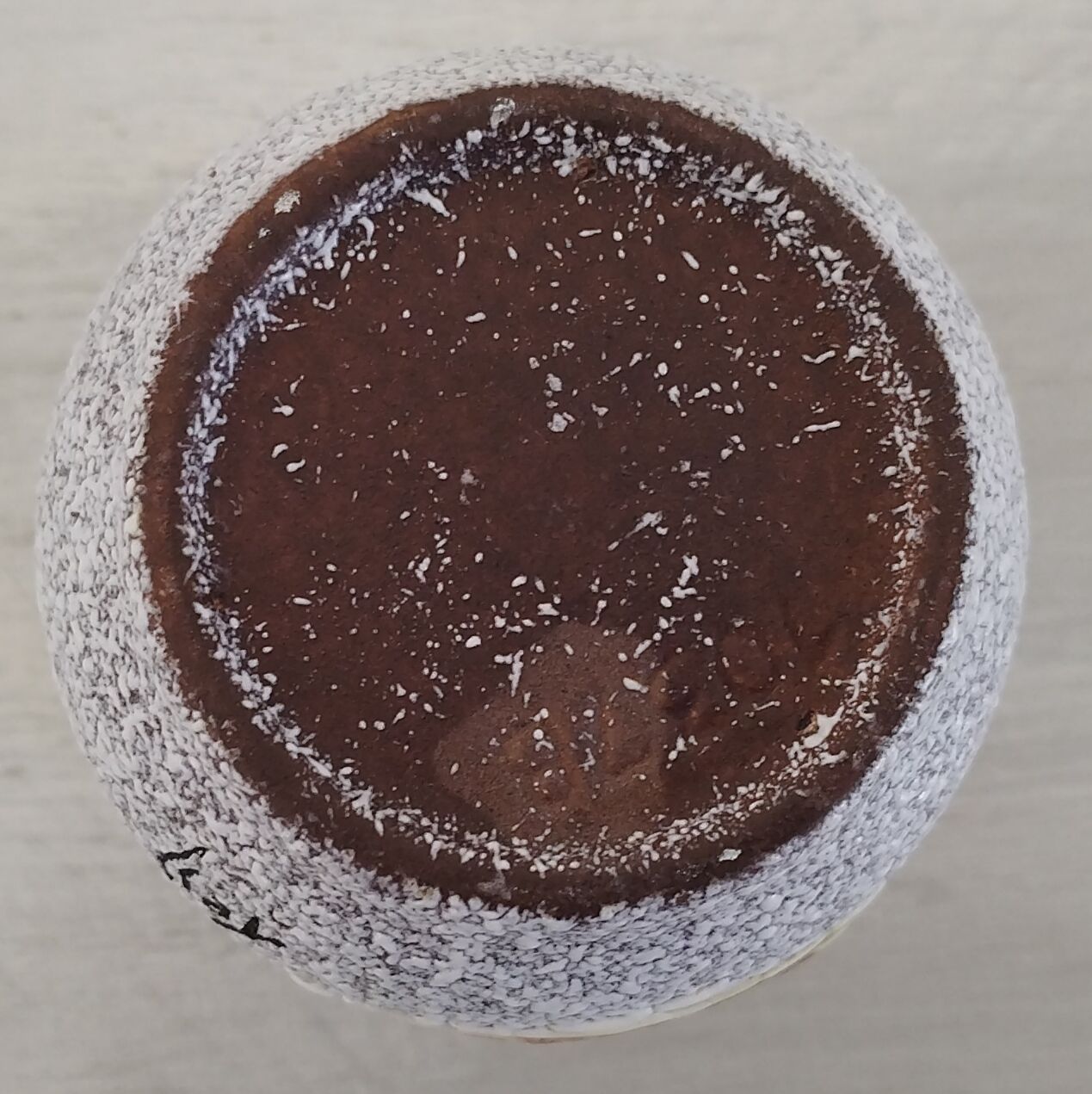 Vallauris ceramic vase signed tess vintage mountain decor