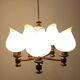Mid-century Chandelier by  Pokrok Žilina,1970‘s.