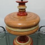 Ceramic lamp wood effect