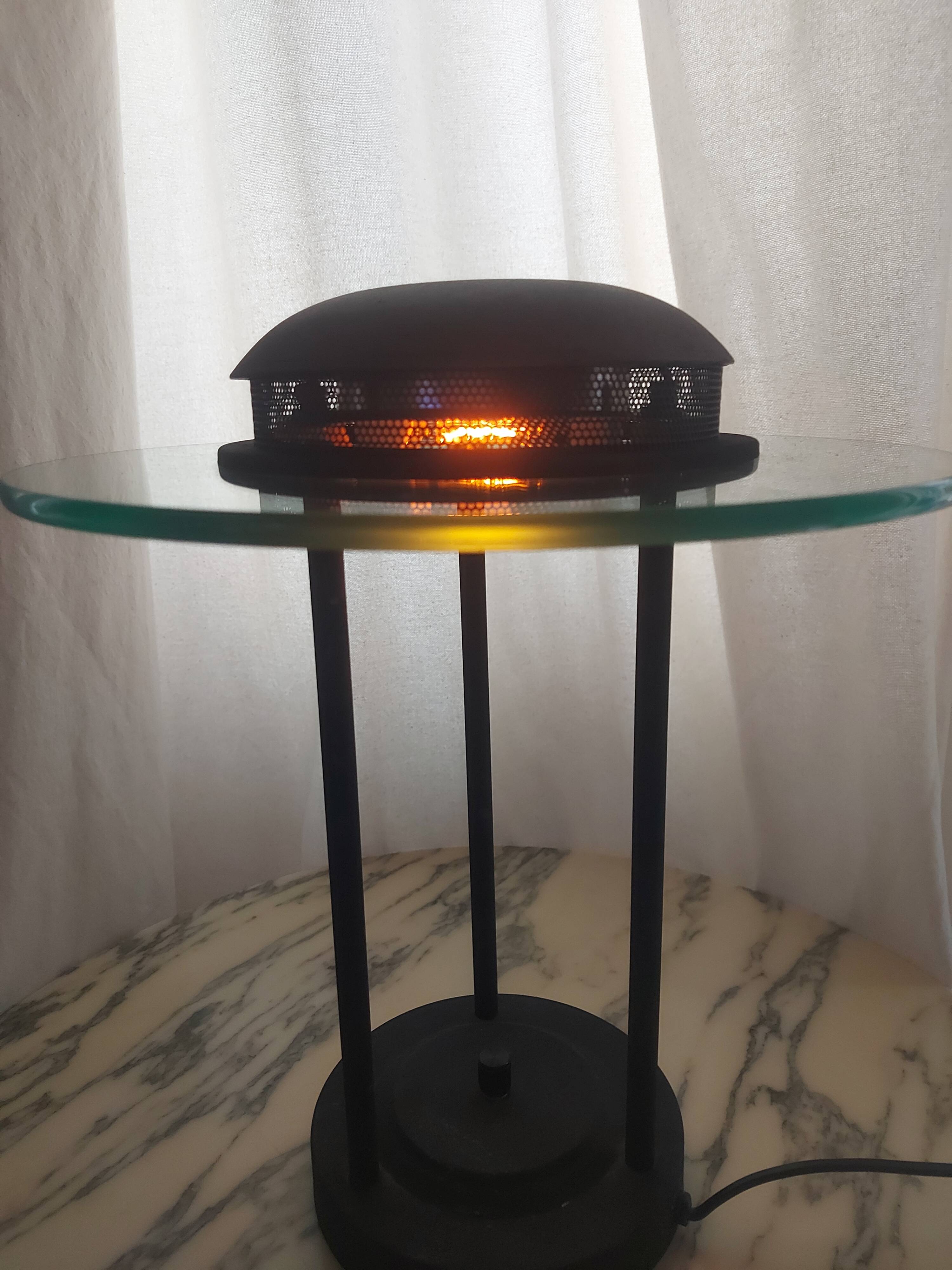 Lampe saturne par rober sonneman avec variateur