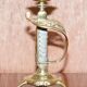 Paire de chandeliers poignée d'épée 1905 estampillés Benham & Froud VR
