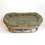 Bamboo and rattan sofa from the 70s.