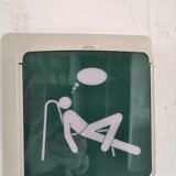 Interchangeable vintage wall lamp Ikea model Skugga