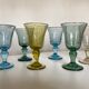 Set of 6 glasses Biot wine 1960