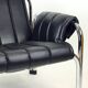Lounge Chair By Viliam Chlebo In Chrome And Leatherette, Kodreta 1980s