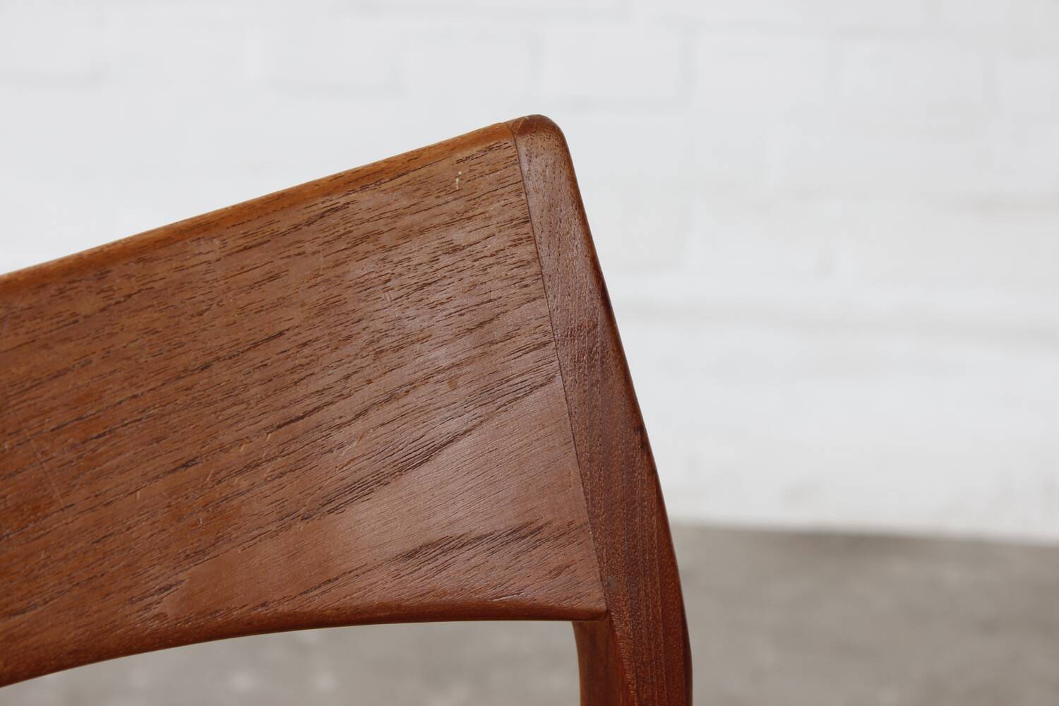 Vintage Teak Stuhl Danish Mid Century Kjærnulf Design 60er