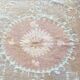 Vintage hand-embroidered tablecloth 124x143 cm