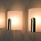 Mid-Century Modern Lucite and Brass Sconces by Metalarte, Spain, 1980