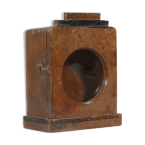 vitrine murale petite ancienne boite a horloge patine d'origine inde