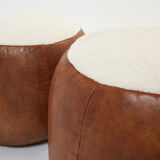 Rare set of sofas croissant 1970