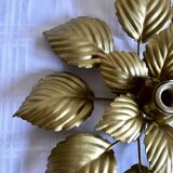 Wall lamp or ceiling lamp golden flower