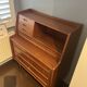 Danish multifunctional secretary (1960s) with desk and dressing table.