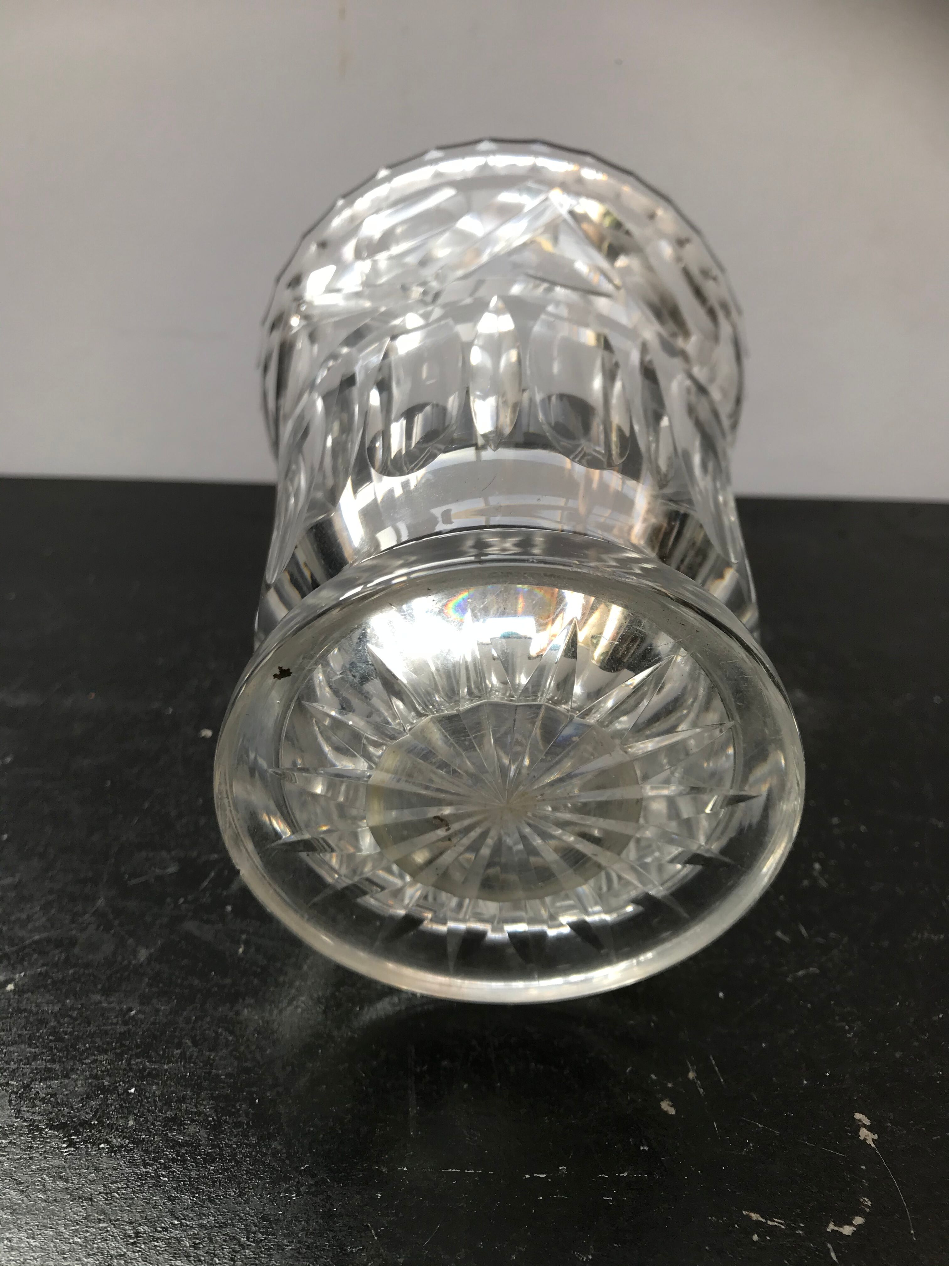 Former Cristal Vase Decor Vintage