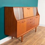 Retro Teak 1960s Jentique Classic Highboard Sideboard