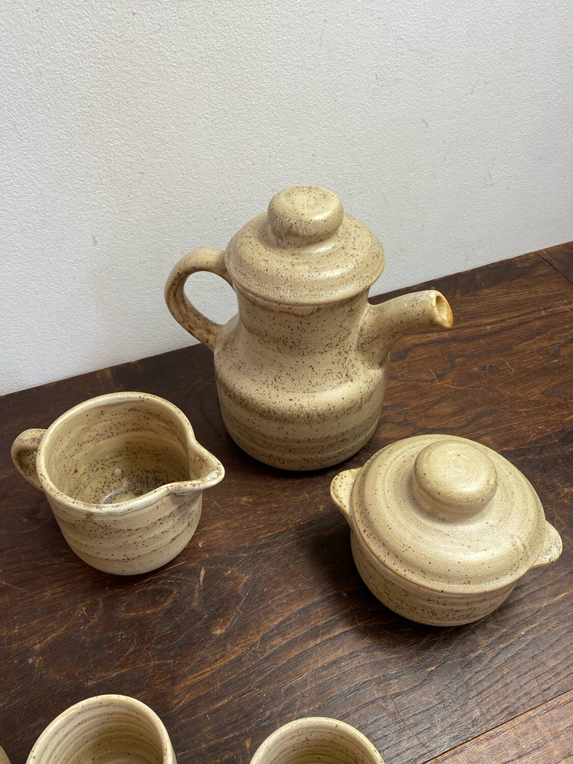 Niderviller stoneware coffee/tea service