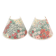 Pair of lampshades for wall lights in floral fabric, 1990s