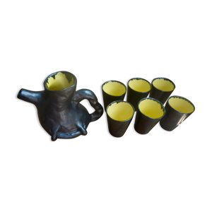 pichet et gobelets