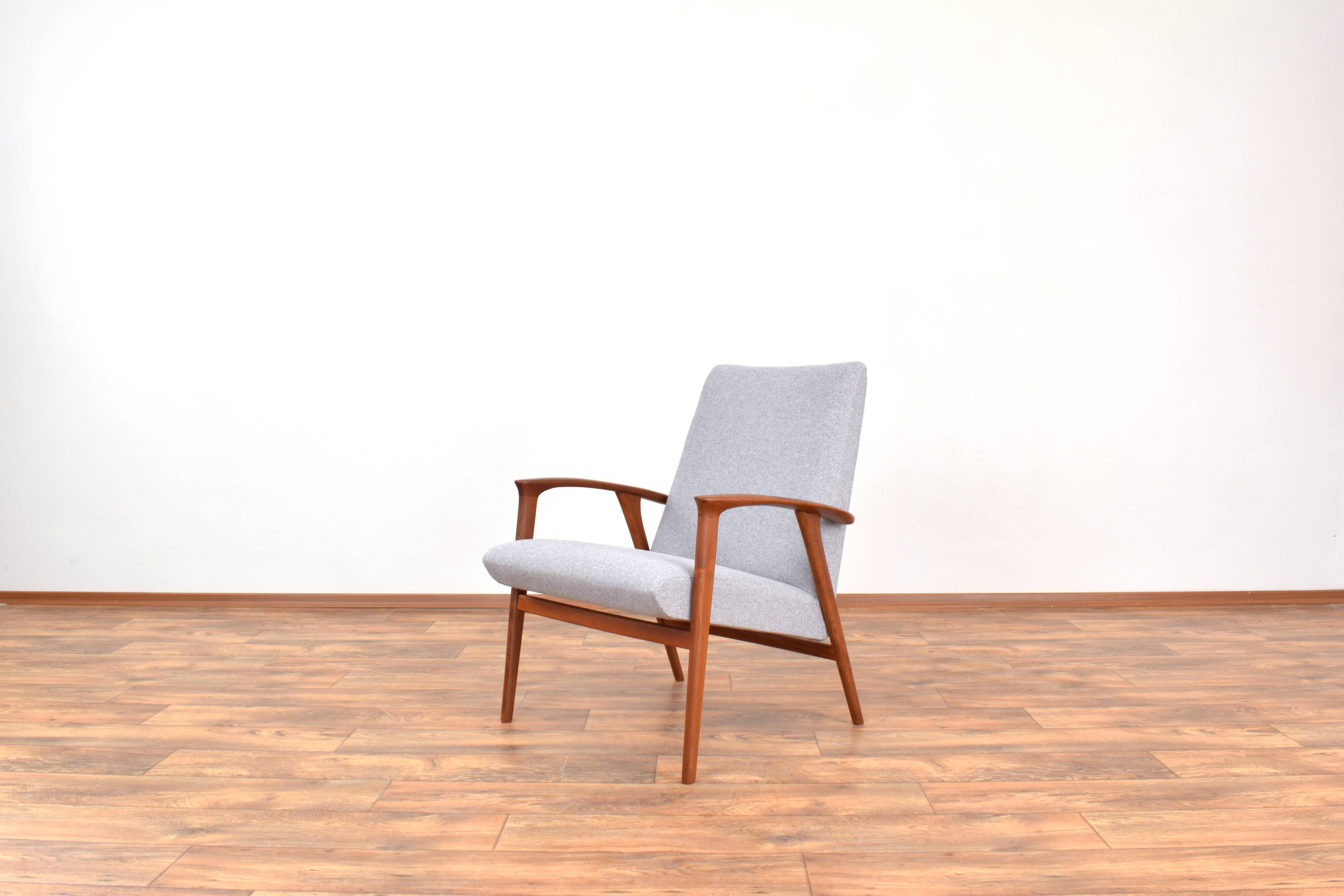 Mid-Century Danish Teak Armchair, 1960s.