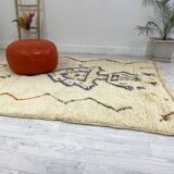 Handcrafted Moroccan Berber carpet 207 x 166 CM