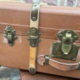 Vintage travel trunk 1900s