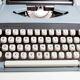 Sky Blue Brother Typewriter from 1980