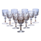 10 Nachtmann crystal wine glasses from the "Angélique" collection