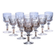 10 Nachtmann crystal wine glasses from the "Angélique" collection