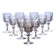 10 Nachtmann crystal wine glasses from the "Angélique" collection